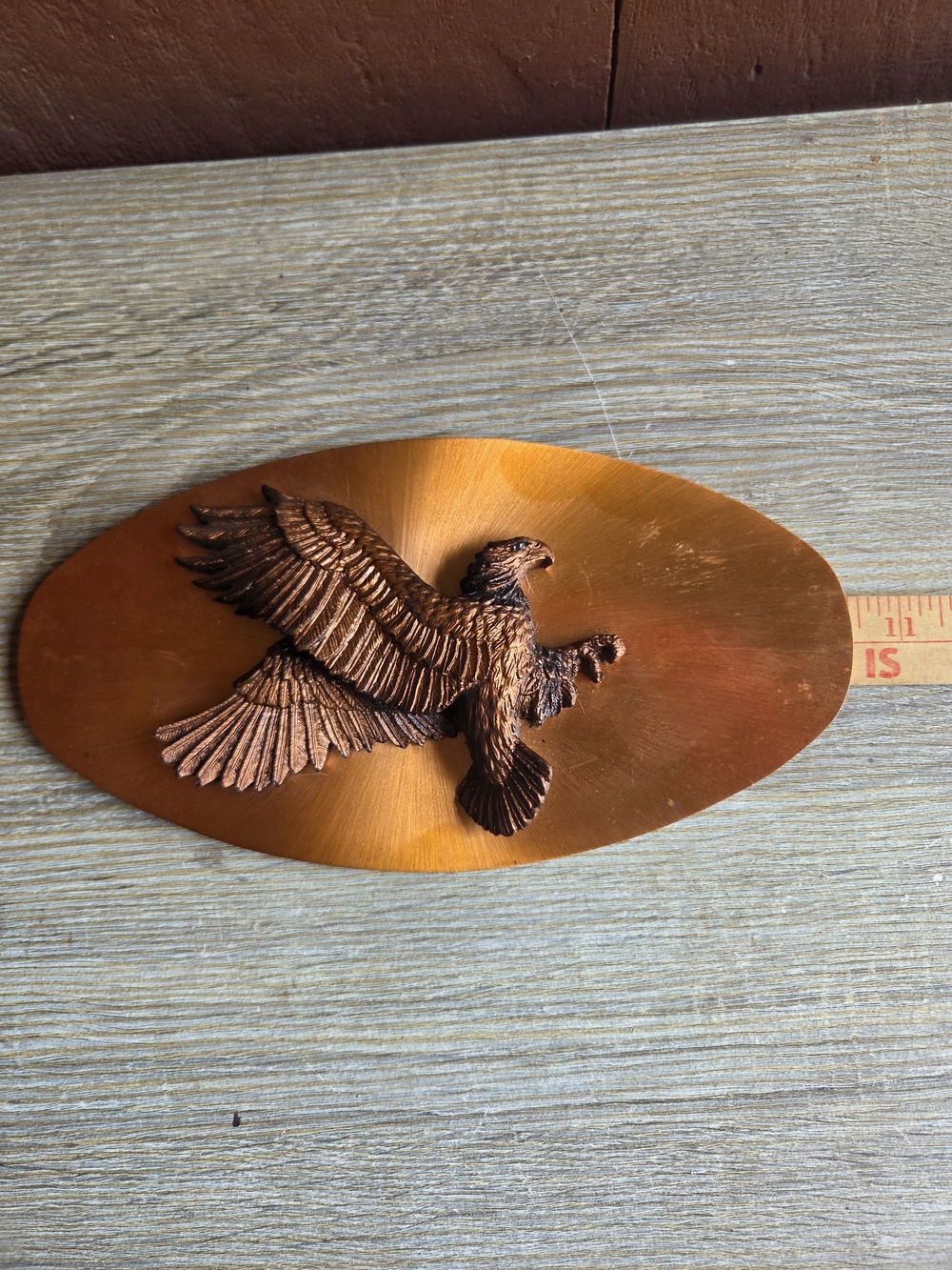 Copper Eagle Wall Plaque - Decorative Birds Accent (Copper) 3d Wall Art
